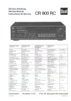 Dual CR-900-RC-Service-Manual 